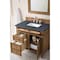 James Martin Vanities Brittany 36in Single Vanity, Saddle Brown w/ 3 CM Charcoal Soapstone Quartz Top 650-V36-SBR-3CSP - alternate 5